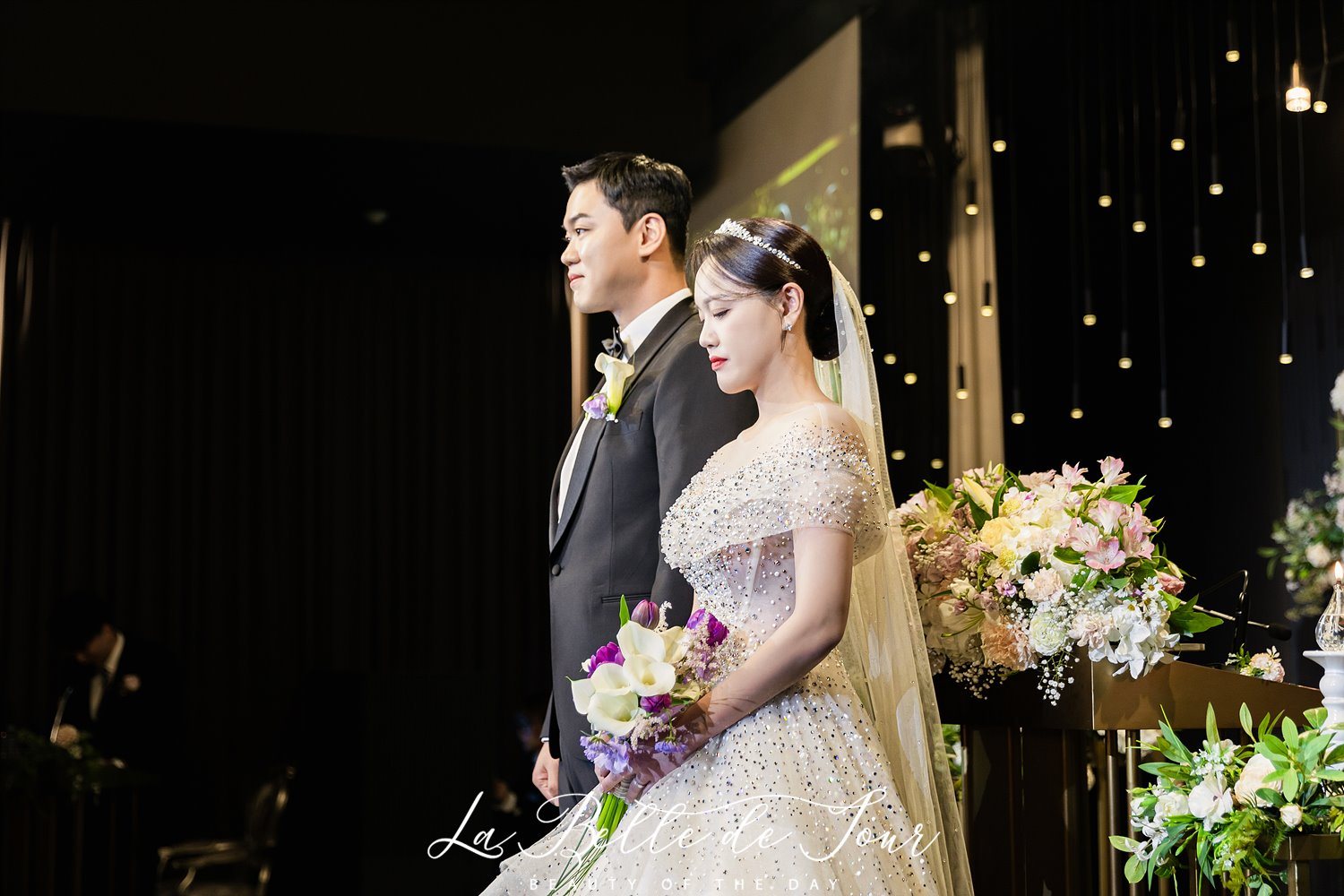 라벨드쥬 수원 아이티컨벤션 아모르홀 본식스냅 — 예식 장면