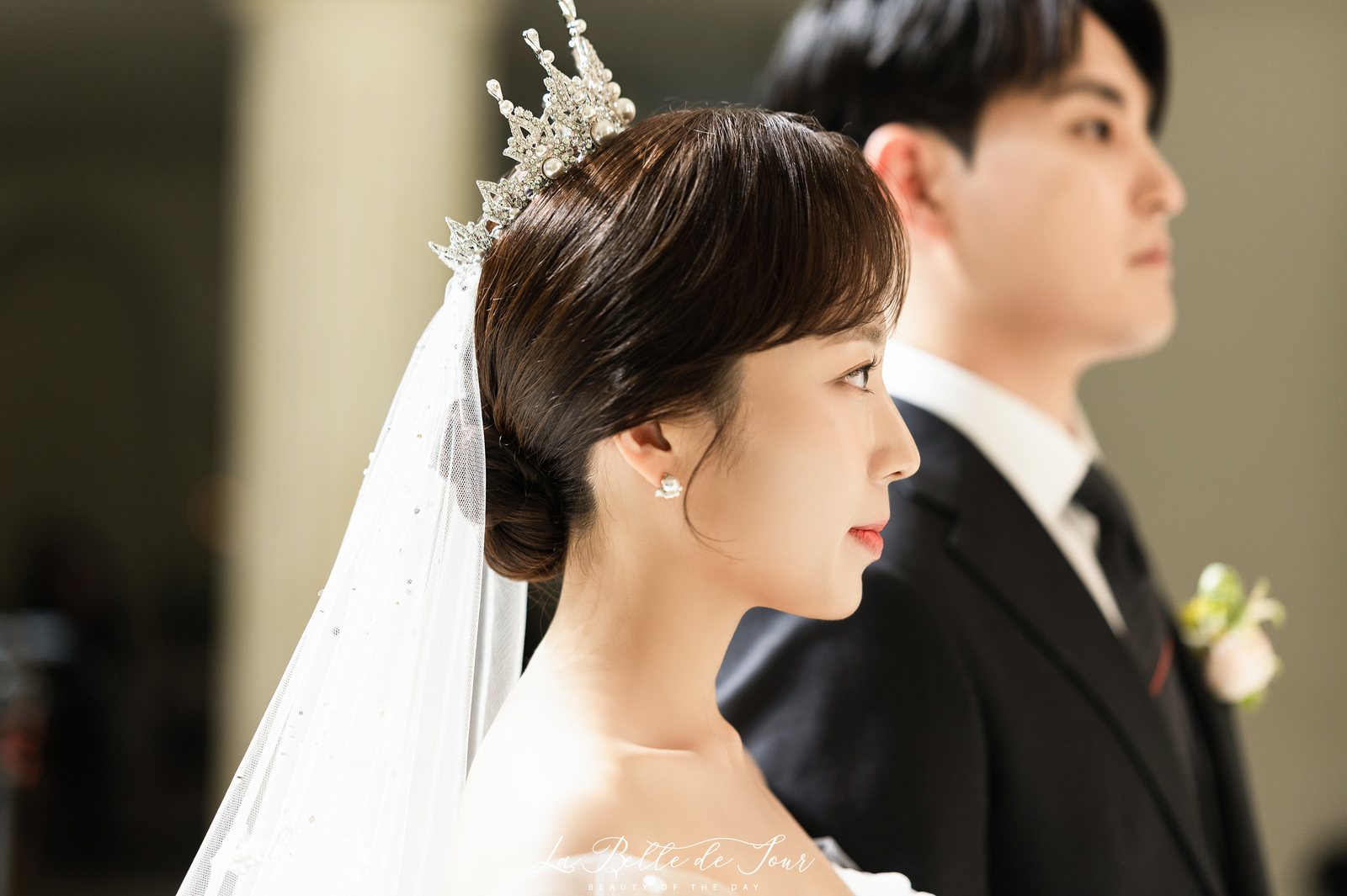 라벨드쥬 명동 라루체 그레이스홀 본식스냅 — 커플 컷