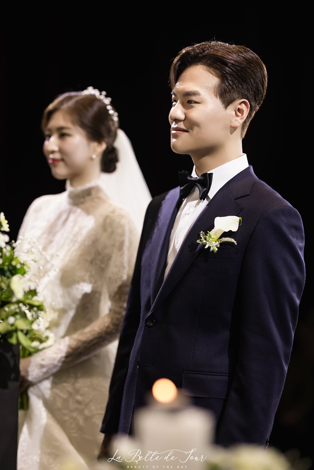 라벨드쥬 충정로 루이비스웨딩홀 본식스냅 — 예식 장면