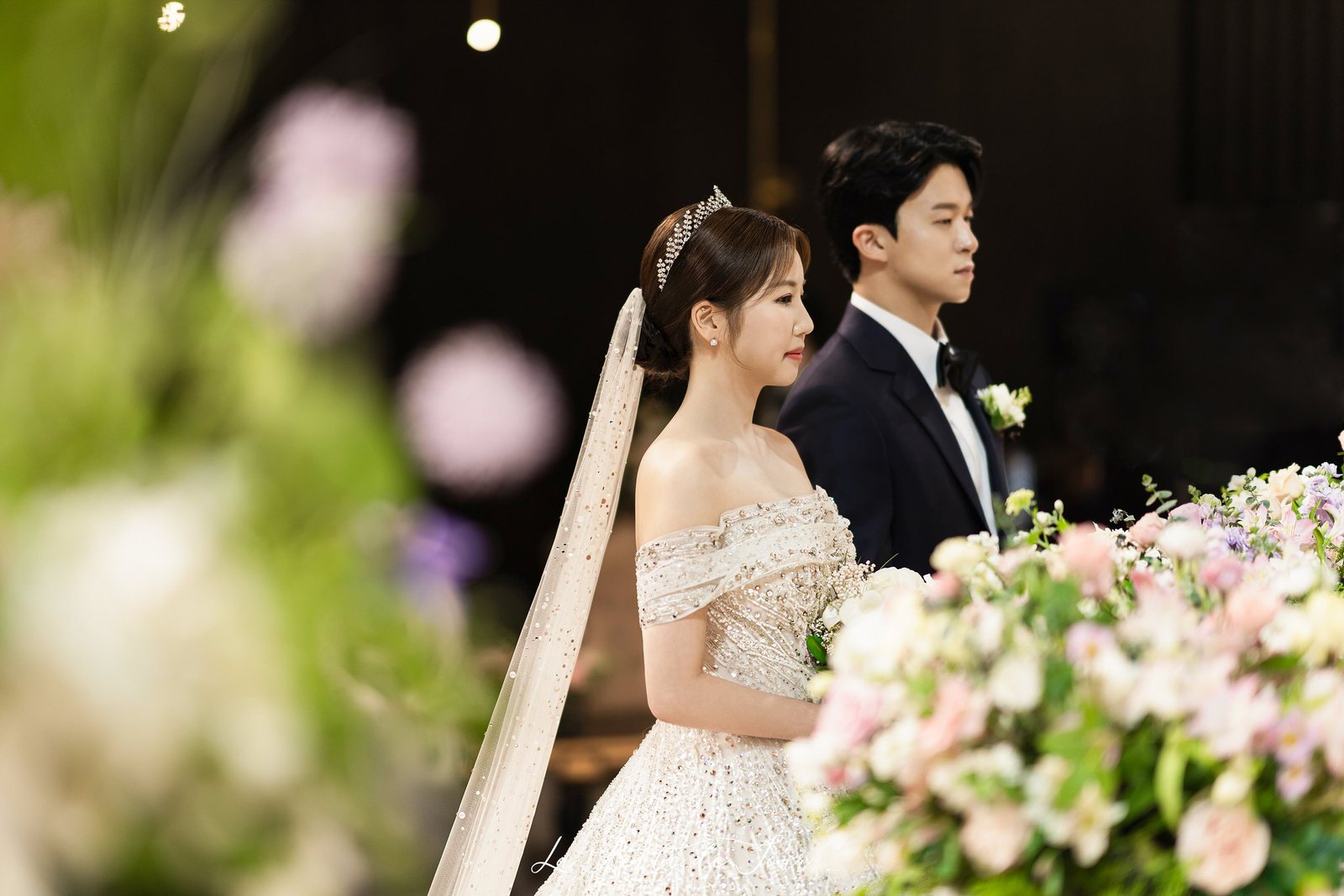 라벨드쥬 더뉴컨벤션 더뉴홀 본식스냅 — 예식 장면