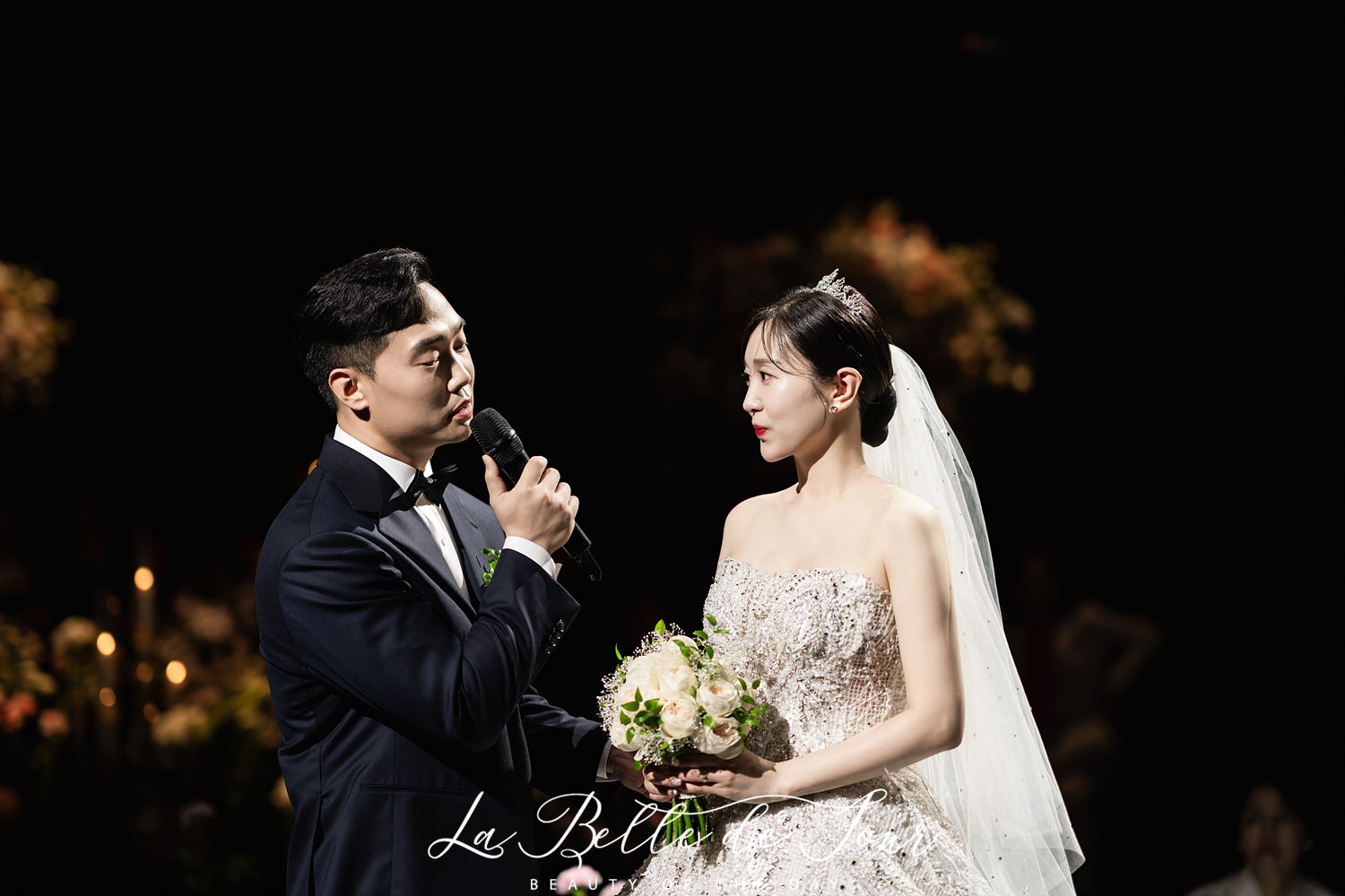 라벨드쥬 더링크호텔 링크홀 본식스냅 — 부케 디테일