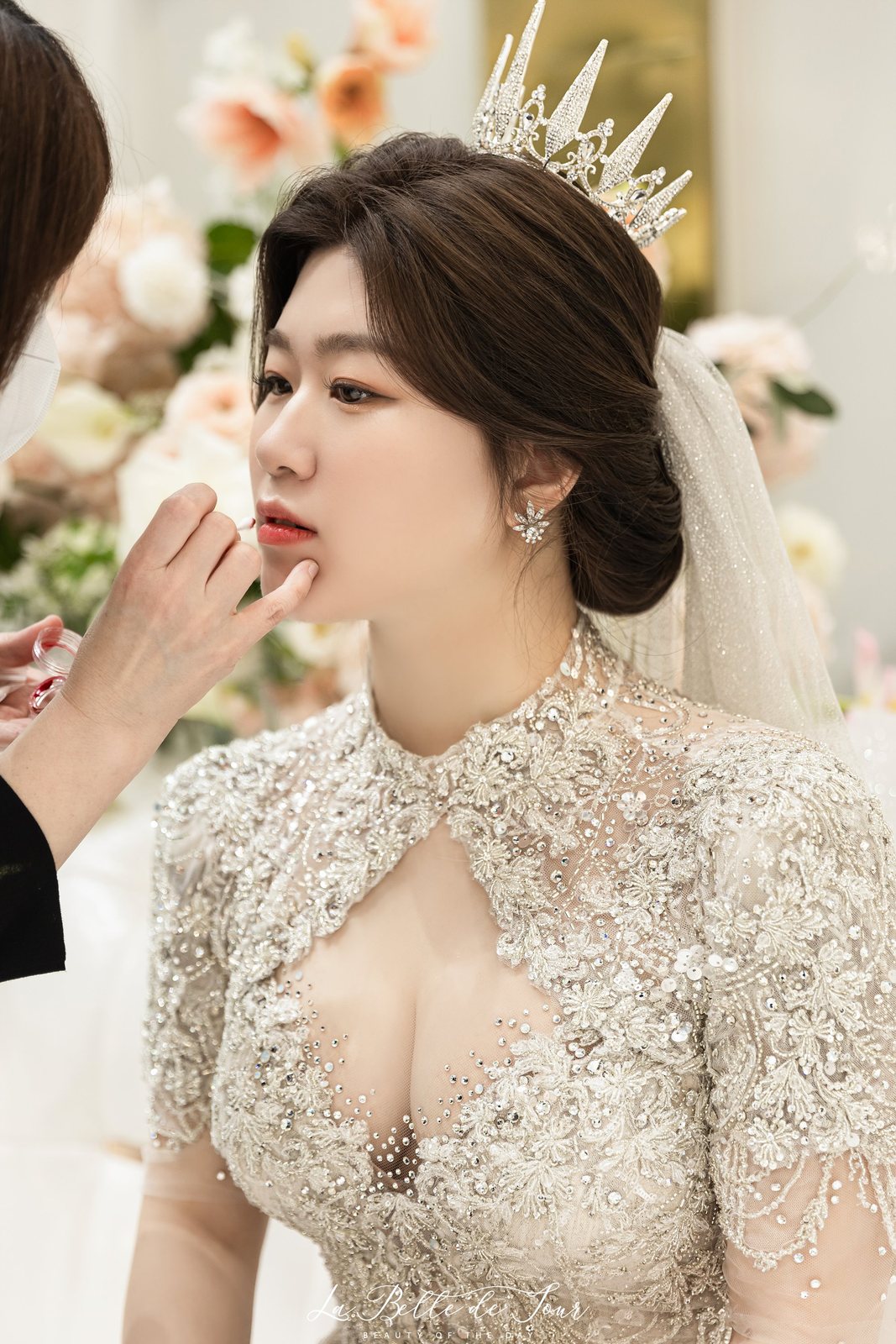 라벨드쥬 빌라드지디 청담 본식스냅 — 예식 전 신부