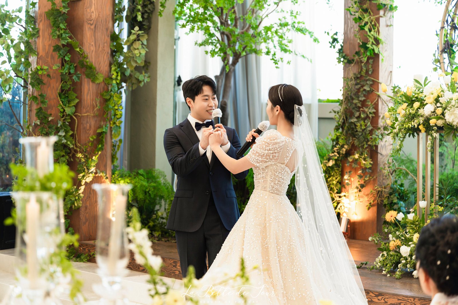 라벨드쥬 빌라드지디 수서 본식스냅 — 예식 장면