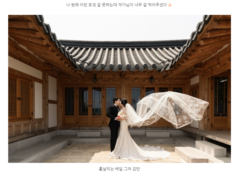 흩날리는 베일