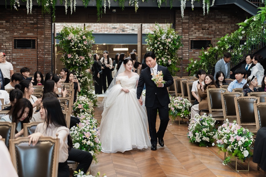 신랑신부 행진